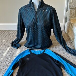 Nike bundle of dri-fit long sleeve tops
